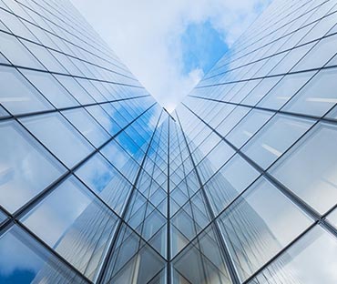 Narrow glass window image