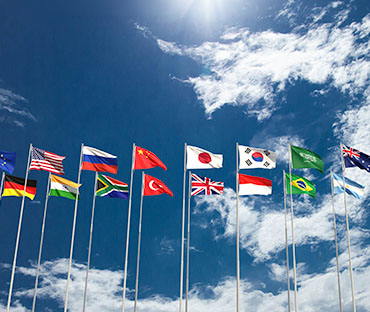 International flags